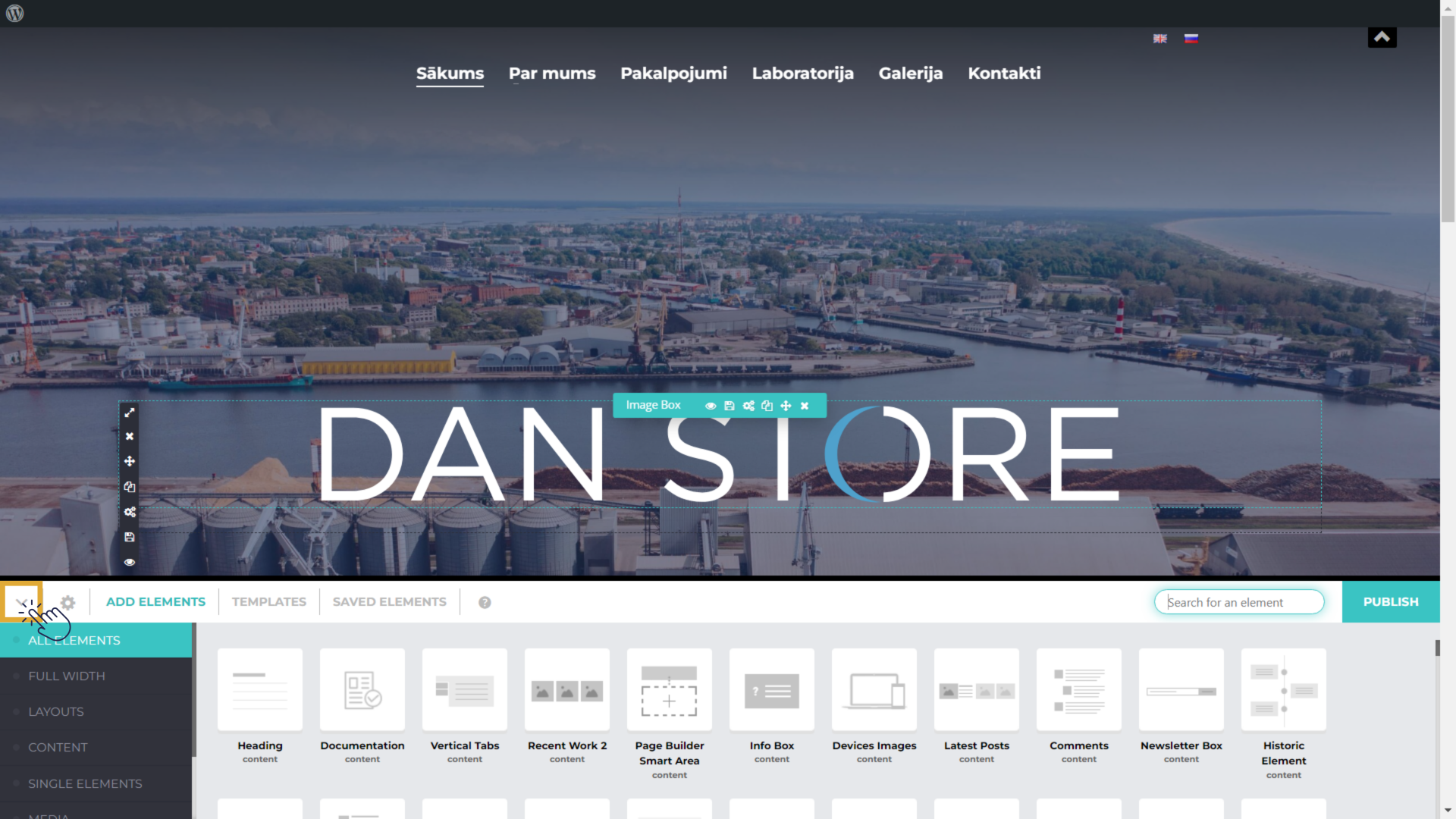 majaslapas izstrade_wordpress majaslapa