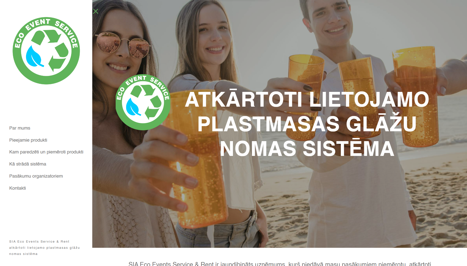 majaslapu izstrade_ecoeventservice.lv_